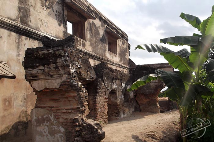 Ruined Buildings of the Former Water Castle on Java, Indonesia Ruined Buildings of the Former Water Castle on Java, Indonesia