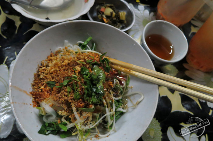 Shan Noodles with Herbs and Peanuts in Kalaw, Myanmar Shan Noodles with Herbs and Peanuts in Kalaw, Myanmar