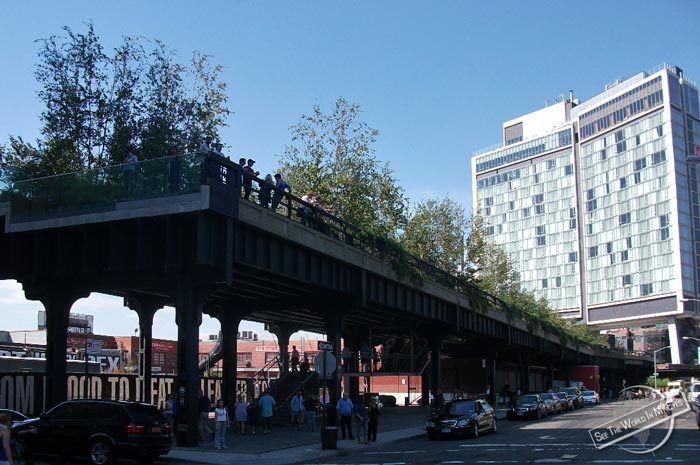The High Line of the Meatpacking District in New York, USA The High Line of the Meatpacking District in New York, USA