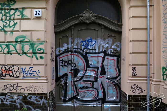 Doorway of Renovated Building in Knaackstrasse, Prenzlauer Berg, Berlin Doorway of Renovated Building in Knaackstrasse, Prenzlauer Berg, Berlin