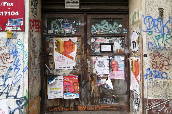 Beautification of Unrenovated Doorway in Berlin Mitte Beautification of Unrenovated Doorway in Berlin Mitte