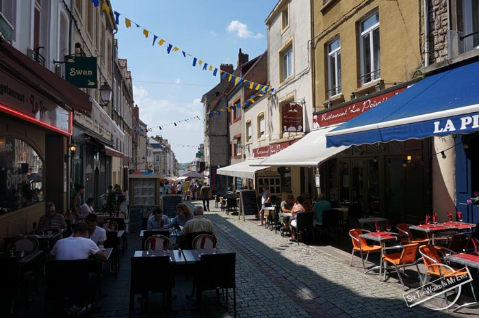 Main Street of Boulogne-sur-Mer, Rue de Lille in France