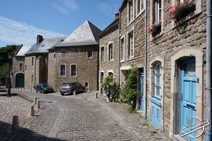Quiet Side Alleys of Boulogne-sur-Mer in France