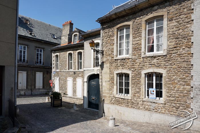 Historical Stone Houses of Boulogne-sur-Mer in France