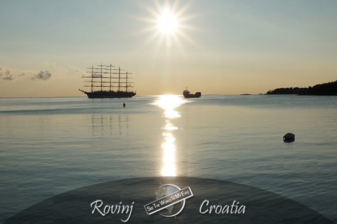 Sunset Panorama of the Adriatic Sea by Rovinj, Croatia Sunset Panorama of the Adriatic Sea by Rovinj, Croatia